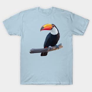 Toucan Bird Lowpoly Art T-Shirt